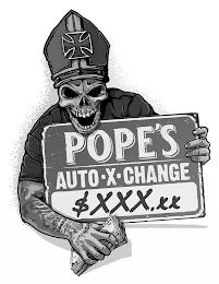 POPE'S AUTO?X?CHANGE $XXX.XX trademark