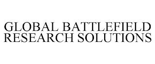 GLOBAL BATTLEFIELD RESEARCH SOLUTIONS trademark