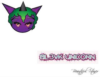 BL3VK UNICORN BEAUTIFUL STONER trademark