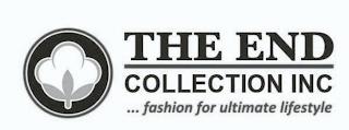 THE END COLLECTION INC... FASHION FOR ULTIMATE LIFESTYLE trademark