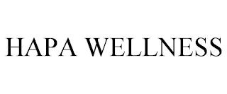 HAPA WELLNESS trademark