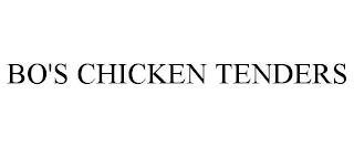 BO'S CHICKEN TENDERS trademark