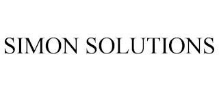 SIMON SOLUTIONS trademark