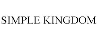 SIMPLE KINGDOM trademark