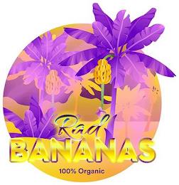 RAD BANANAS 100% ORGANIC trademark