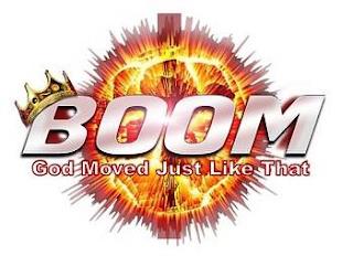 BOOM GOD MOVED JUST LIKE THAT trademark