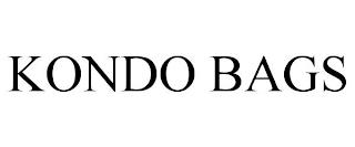 KONDO BAGS trademark