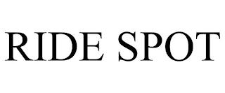 RIDE SPOT trademark