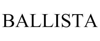 BALLISTA trademark