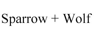 SPARROW + WOLF trademark