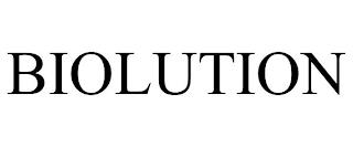 BIOLUTION trademark