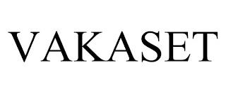 VAKASET trademark