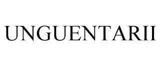 UNGUENTARII trademark