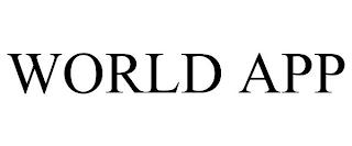 WORLD APP trademark