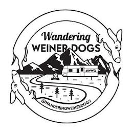 WANDERING WEINER DOGS @WANDERINGWEINERDOGS #WWD trademark