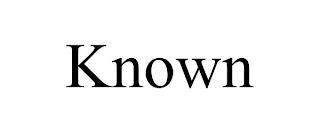 KNOWN trademark