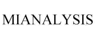 MIANALYSIS trademark