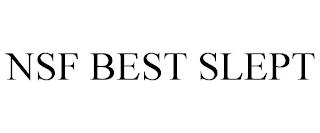 NSF BEST SLEPT trademark