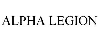 ALPHA LEGION trademark