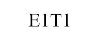 E1T1 trademark