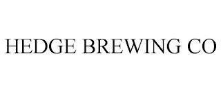 HEDGE BREWING CO trademark