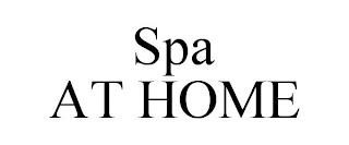 SPA AT HOME trademark