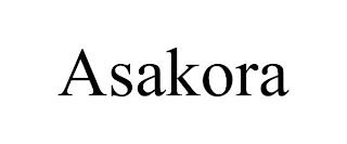 ASAKORA trademark