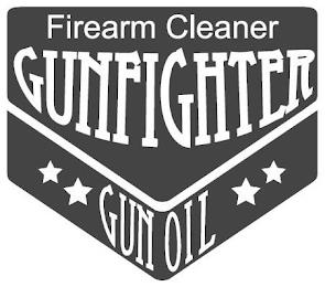 FIREARM CLEANER GUNFIGHTER GUN OIL trademark