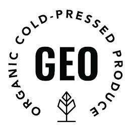 GEO ORGANIC COLD-PRESSED PRODUCE trademark