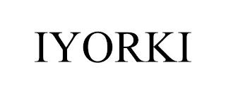 IYORKI trademark