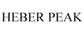 HEBER PEAK trademark