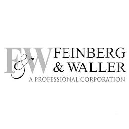 F&W FEINBERG & WALLER A PROFESSIONAL CORPORATION trademark