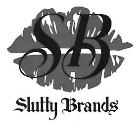 SB SLUTTY BRANDS trademark