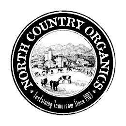 NORTH COUNTRY ORGANICS SUSTAINING TOMORROW SINCE 1983 trademark