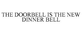 THE DOORBELL IS THE NEW DINNER BELL trademark