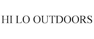 HI LO OUTDOORS trademark