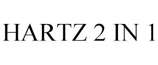 HARTZ 2 IN 1 trademark