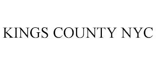 KINGS COUNTY NYC trademark