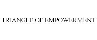 TRIANGLE OF EMPOWERMENT trademark