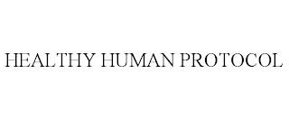 HEALTHY HUMAN PROTOCOL trademark