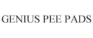 GENIUS PEE PADS trademark