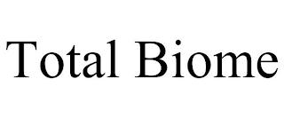 TOTAL BIOME trademark