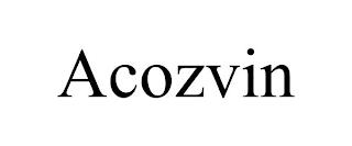 ACOZVIN trademark