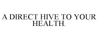 A DIRECT HIVE TO YOUR HEALTH. trademark