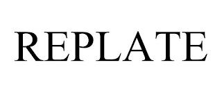 REPLATE trademark