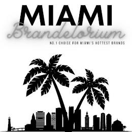 MIAMI BRANDELORIUM NO.1 CHOICE FOR MIAMI'S HOTTEST BRANDS trademark