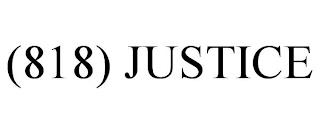 (818) JUSTICE trademark