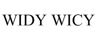 WIDY WICY trademark