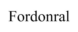 FORDONRAL trademark