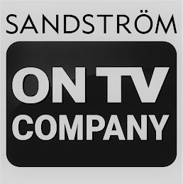 SANDSTRÖM ON TV COMPANY trademark